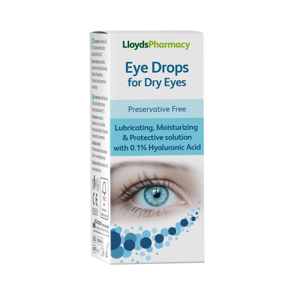 LloydsPharmacy Eye Drops For Dry Eyes 10ml LloydsPharmacy Ireland