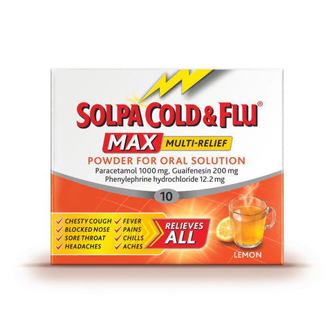 Solpa Cold & Flu 1000mg Sachet