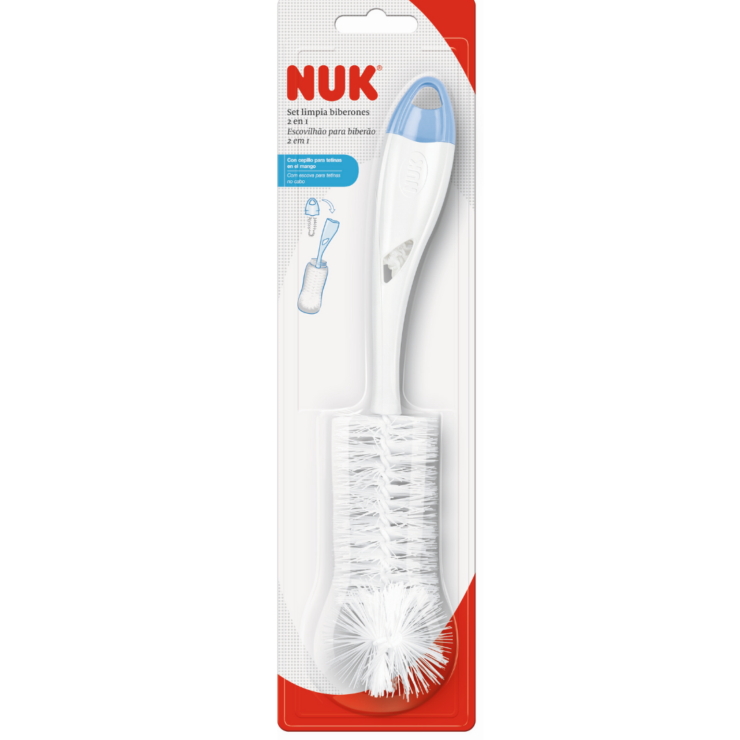 Nuk Set Limpia Biberones 2 en 1