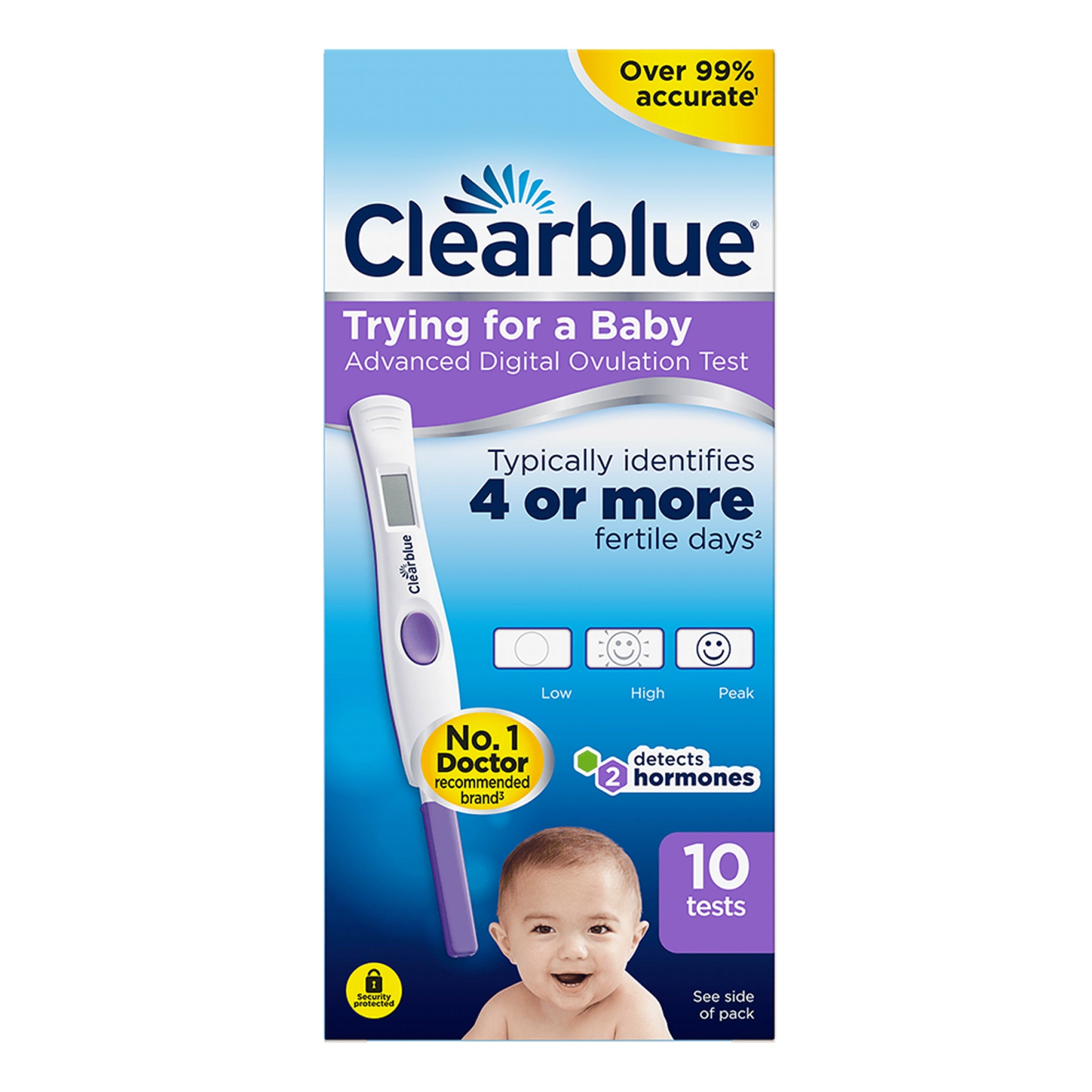 Clearblue Ovulation Dig Adv Test 10ct LloydsPharmacy Ireland