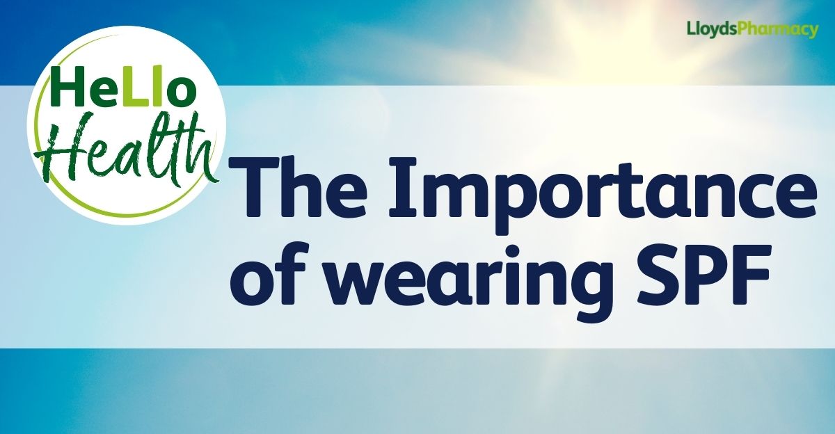 The Importance of wearing SPF