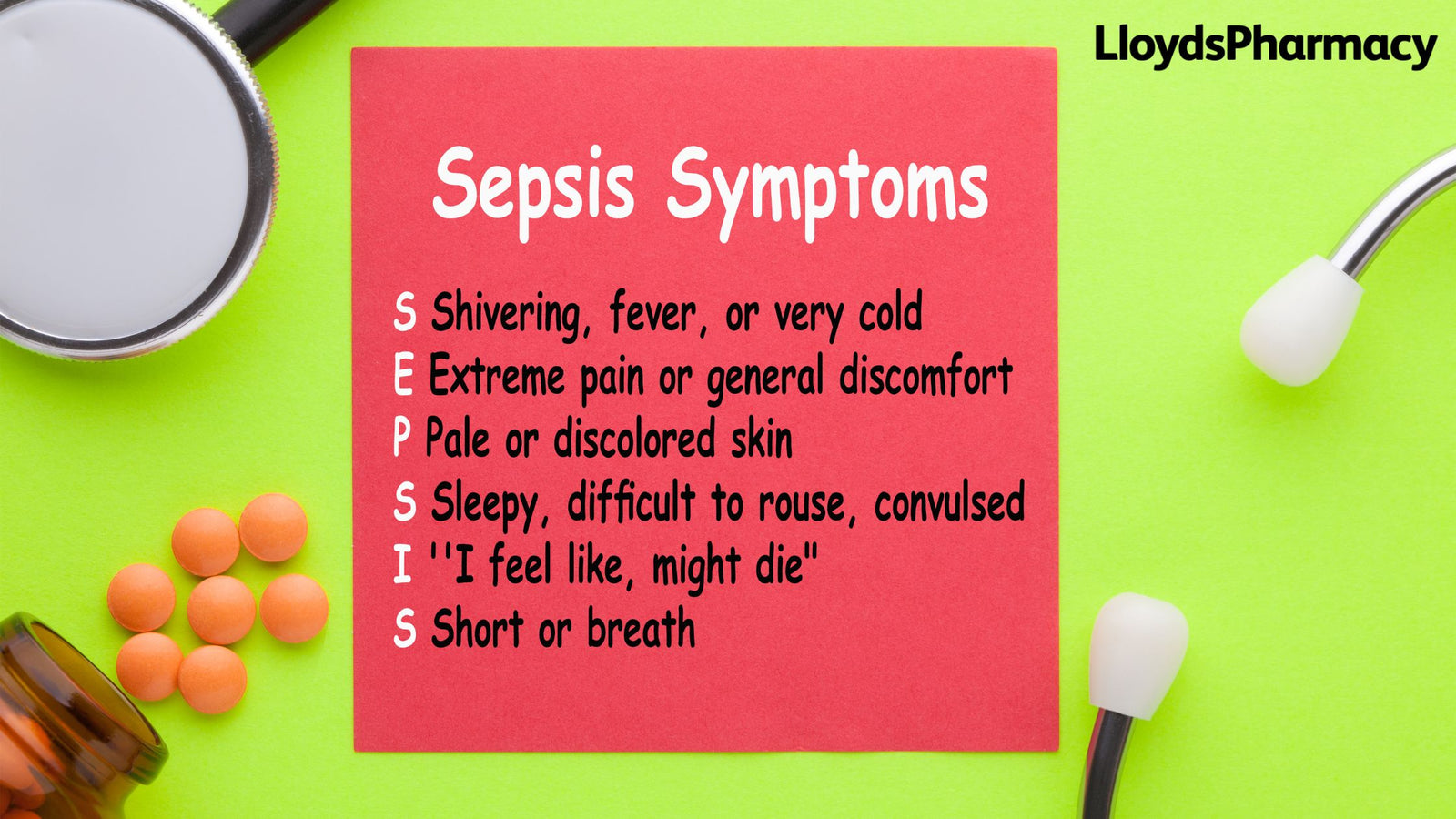 Sepsis – What to look out for