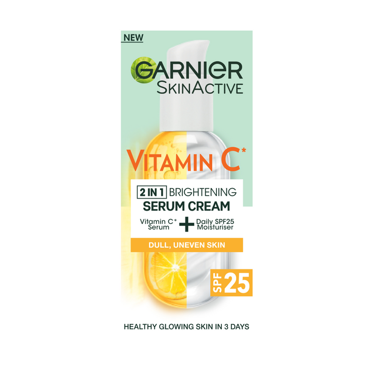 Garnier SkinActive Anti Spot Illuminating Serum Cream Vitamin C Spf25 50ml