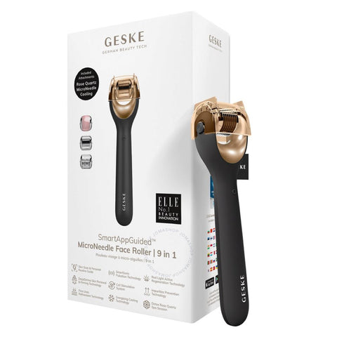 Geske Microneedle Face Roller | 9 In 1 Grey