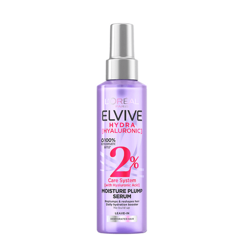 L'oreal Elvive Hydra Hyaluronic 2% Hair Serum With Hyaluronic Acid, For Dry Hair