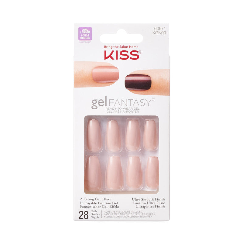 Kiss Gel Fantasy Nails Ab Fab Burgundy | LloydsPharmacy Ireland