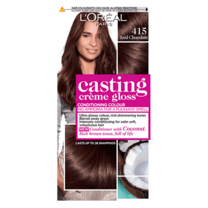 L Oreal Casting Creme Gloss 415 Iced Brown Cool Brunette Semi