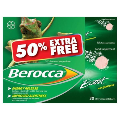 Berocca Boost 50% extra free